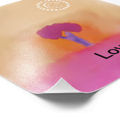 愛の木：醜い抽象芸術の風景 フォトプリント            (角)