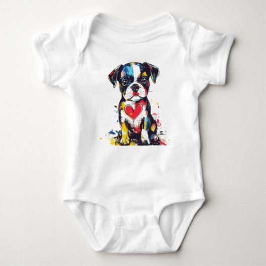 愛の束 ベビーボディスーツ (正面)