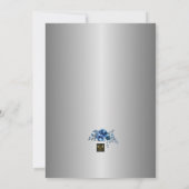 愛の植物性花びら:ブライダルのために私たちに参加 招待状 (裏面)