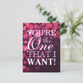 愛の概念とハート ポストカード (スタンド正面)