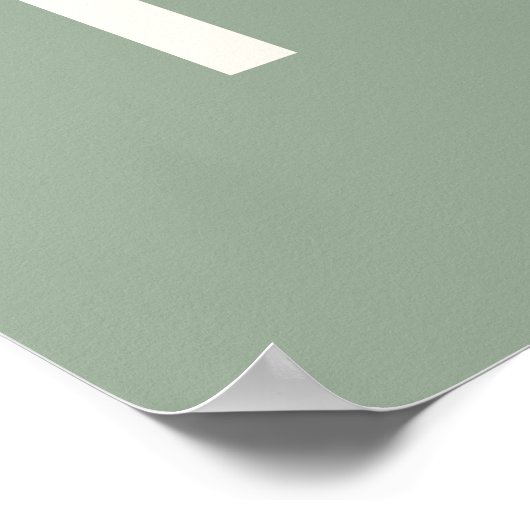 愛の横向カラフルきポスター ポスター (角)