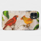 愛の歌を歌うレッドバード Case-Mate iPhoneケース (裏面(横))