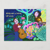 愛の歌を歌って 案内ポストカード
