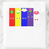 愛の歌ステッカー 長方形シール (バッグ)