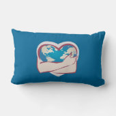愛の母なる地球 ランバークッション (裏面)