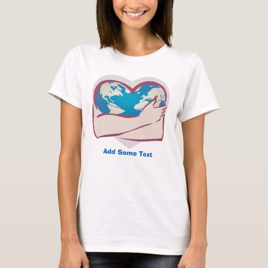 愛の母なる地球 Tシャツ (正面)