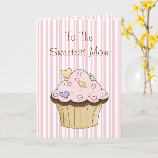 『愛の母の日の挨拶状』 カード (黄色い花)