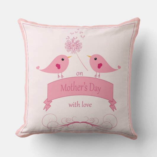 "愛の母の日"の装飾用クッション クッション (正面)