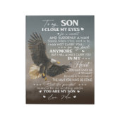 愛の母の贈り物から私の息子にパーソナライズ ノートパッド (回転)