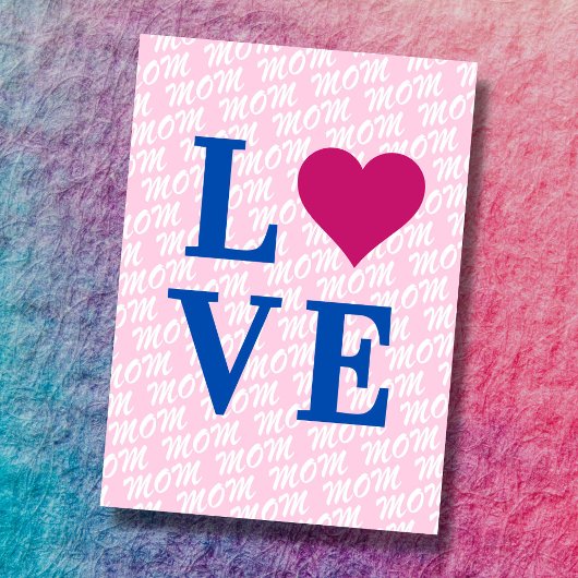 愛の母 現代の優雅な母 私たち愛してるよ 母 カード
