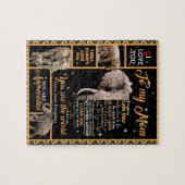 愛の母 |私の母への手紙あなたが世界である ジグソーパズル (横)