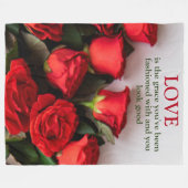 愛の毛布の恵み フリースブランケット (正面(横))