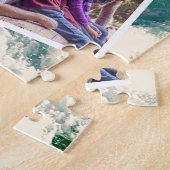 愛の気に安和 |家族の写真コラージュ |海 ジグソーパズル (側面)