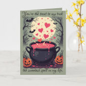 愛の気まぐれな大釜 カード (黄色い花)