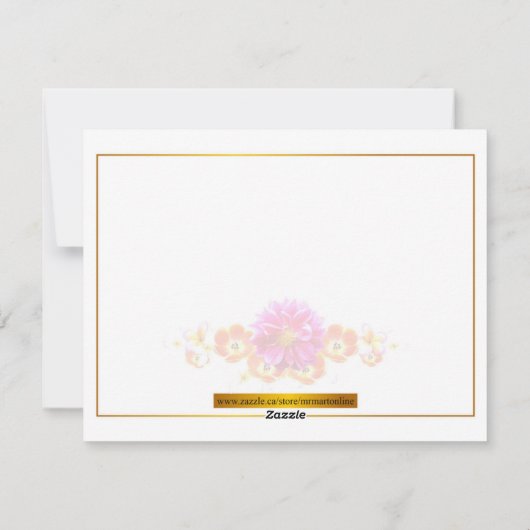 愛の気持ちを込めたママの母の日カード シーズンカード (裏面)