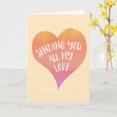 愛の水の色を送るすぐに共感を取得 カード (黄色い花)