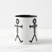 愛の永遠のスケルトンのアイコン2007アート マグカップ (中央)