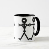 愛の永遠のスケルトンのアイコン2007アート マグカップ (正面右)