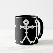愛の永遠のスケルトンのアイコン2007アート マグカップ (正面右)