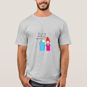 愛の永遠の惨めさを陽気に悲しい人間関係 Tシャツ
