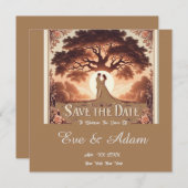 愛の永遠の約束:結婚式招待状 招待状 (正面/裏面)