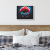 愛の泉バラ キャンバスプリント (インサイチュ (寝室))