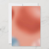 愛の泡：おとぎ話結婚のシンプル 招待状 (裏面)