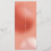 愛の泡:コンパクト結婚の メニュー (裏面)