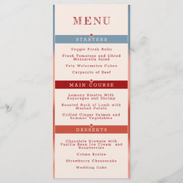 愛の泡：コンパクト結婚の メニュー