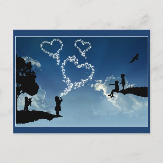 愛の泡 ポストカード (正面)