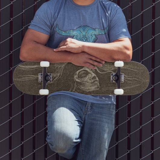 愛の波に乗る – Edvard Munch Skateboard スケートボード (室外3)
