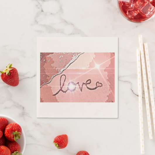 愛の波 スタンダードカクテルナプキン (インサイチュ)