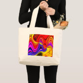 愛の波_ ラージトートバッグ (正面(商品))