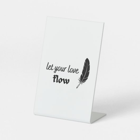 愛の流れを許せ 台座サイン (正面)