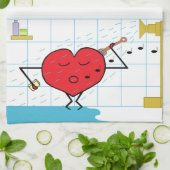 愛の流れ： キッチンタオル (折り畳み)