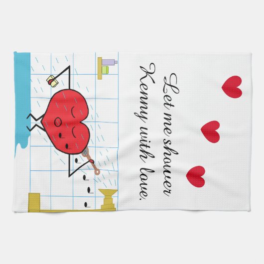 愛の流れ: キッチンタオル (横)