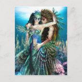 愛の海と美しいのはがき ポストカード (正面)