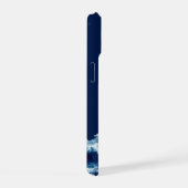 愛の海の抽象芸術フォンケース iPhone 15ケース (右側面)