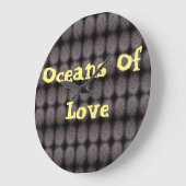 愛の海 ラージ壁時計 (傾斜)