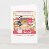 愛の温かいクリスマスカード シーズンカード (正面)