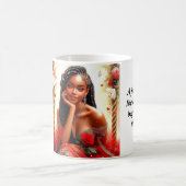 愛の温もり：浮き上がりと大切にするカップ コーヒーマグカップ (中央)