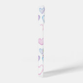 愛の漫画クマ花束の花 iPhoneケース (右側面)