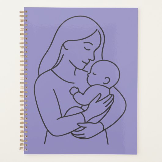 愛の無条件の温かさを受け入れる プランナー手帳 (正面)