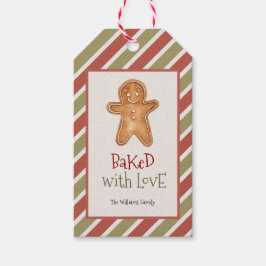 愛の焼いたクリスマスギフトタグ付き ギフトタグ