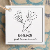 愛の焼いた仕事で作った手作り商品 フェイバータグ