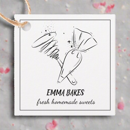 愛の焼いた仕事で作った手作り商品 フェイバータグ