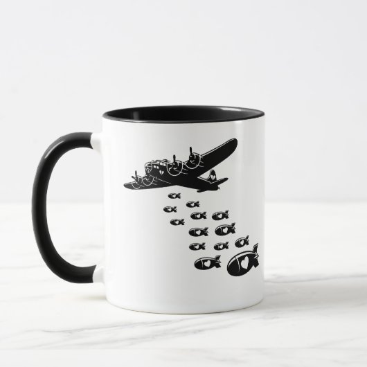 愛の爆弾を落とす マグカップ (左)