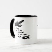 愛の爆弾を落とす マグカップ (正面左)