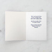 愛の父の日のカードにアンカー カード (内部)