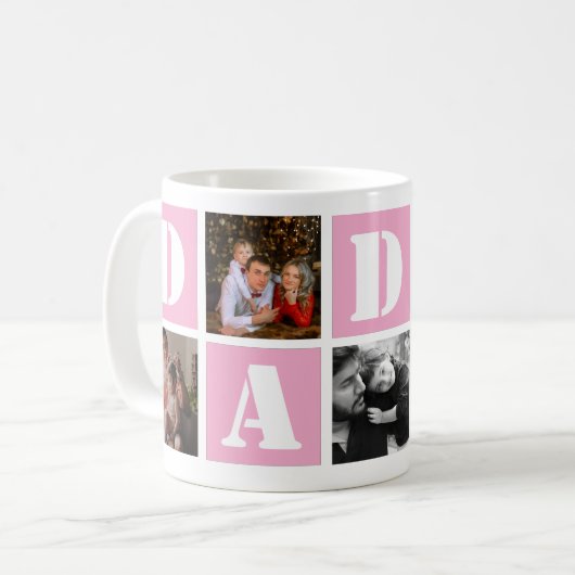 愛の父の日5写真 コーヒーマグカップ (正面左)